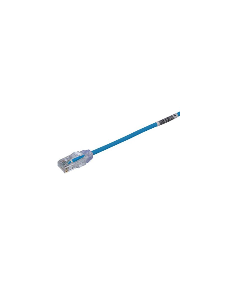 PANDUIT UTP28X3BU - Patch Cord / Cordón de parcheo UTP Cat 6A TX6A-28™ fabricado c/cable 28 AWG, no blindado / 3 Pies (0.91 m) / Categoría 6A / Azul #MCI1