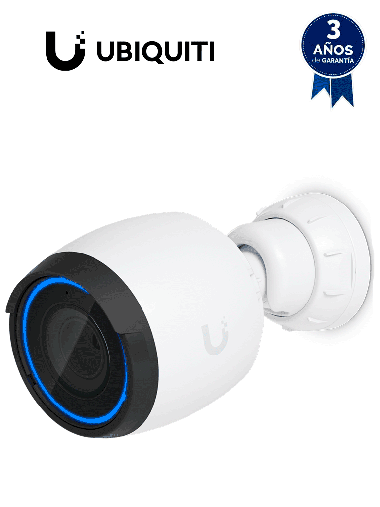 UBIQUITI UVC-G4-PRO - Cámara IP bullet para exterior, 8 MP, 4K, Lente Varifocal 4.1- 12.3 mm, Iluminadores IR 15 Mts, PoE, Micrófono integrado, IP67, Deteccion de eventos IA, Administrable a través de UniFi Protect #BFLAS#BFUB
