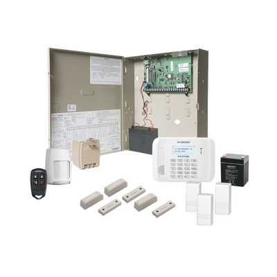 Sistema de Alarma con Comunicador IP Intercontruido en Kit Inalambrico
