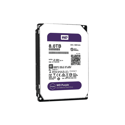 Disco duro WD de 8TB / 5400RPM / Optimizado para Videovigilancia