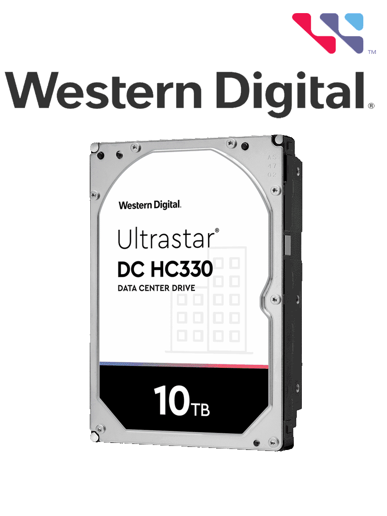 WESTERN DIGITAL WUS721010ALE6L4 - Disco duro de 10 TB HC330 / Serie ULTRASTAR / 512E / 3.5" / 7200 RPM