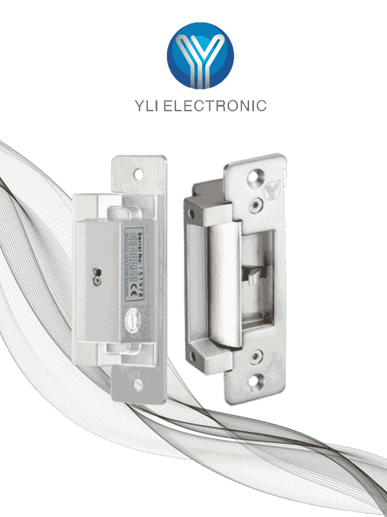YLI YS138S - Cerradura Eléctrica para Control de Acceso  Señal Ajustable NO/NC  Voltaje Dual 12VDC/24VDC #YLI1