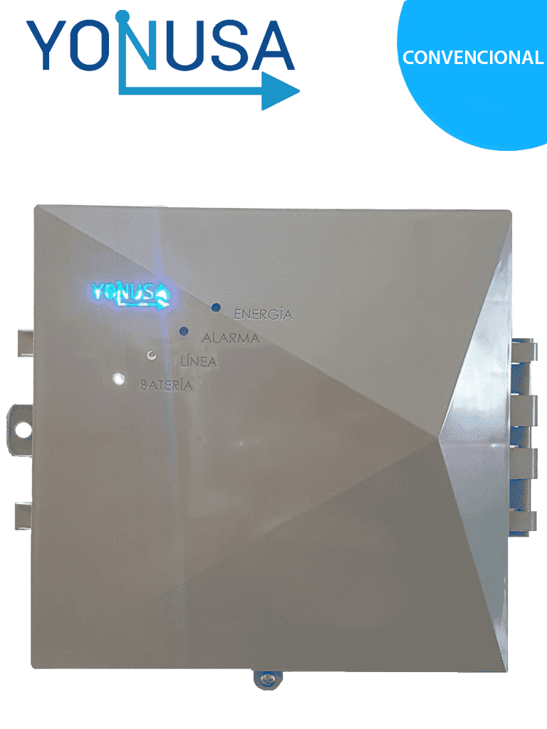 YONUSA EY12000127P - Energizador para solución de cerco eléctrico con salida de 12000V y 3500 metros Lineales / Sin interface/ Soporta modulo  WiFi y batería de respaldo #YONSPFM