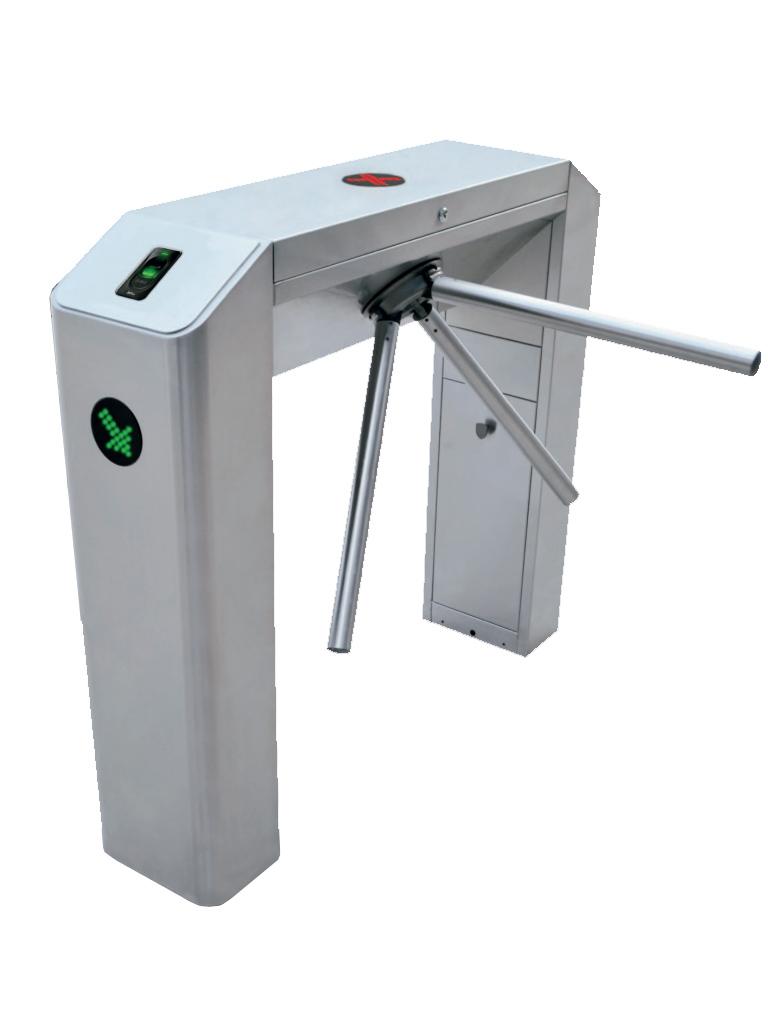 ZKTECO TS2022PRO - Torniquete Bidireccional Semiautomático Tipo puente / Acero SUS304 / Carril 50 cm / 110V / Exterior Protegido / 25 a 48 Personas x Min. / Indicadores LED / Incluye Lectores FR1200 y Panel InBio260 Integrado #spf