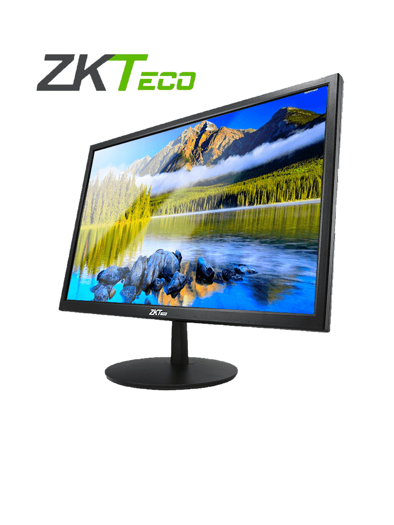 ZKTECO ZD192KSB - Monitor LED HD de 19 pulgadas / Operación 24/7 Ideal para Seguridad/ Resolución 1440 x 900 / 1 Entrada de video HDMI y 1 VGA / Ángulo de Visión Horizontal 170° / Soporte VESA / Incluye Cable HDMI / Sin Altavoces #HD1 #MCI2
