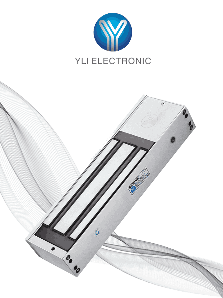 YLI YM750TLED - YLI YM750TLED - Cerradura Magnética 750 kg o 1500 Lb de Fuerza de Sujeción / Indicador Led / Uso Interior  #YL1/ Retardo de tiempo / Voltaje Dual 12v/24 VDC / Compatible con Soporte MBK750ZL #VIVA #ML3