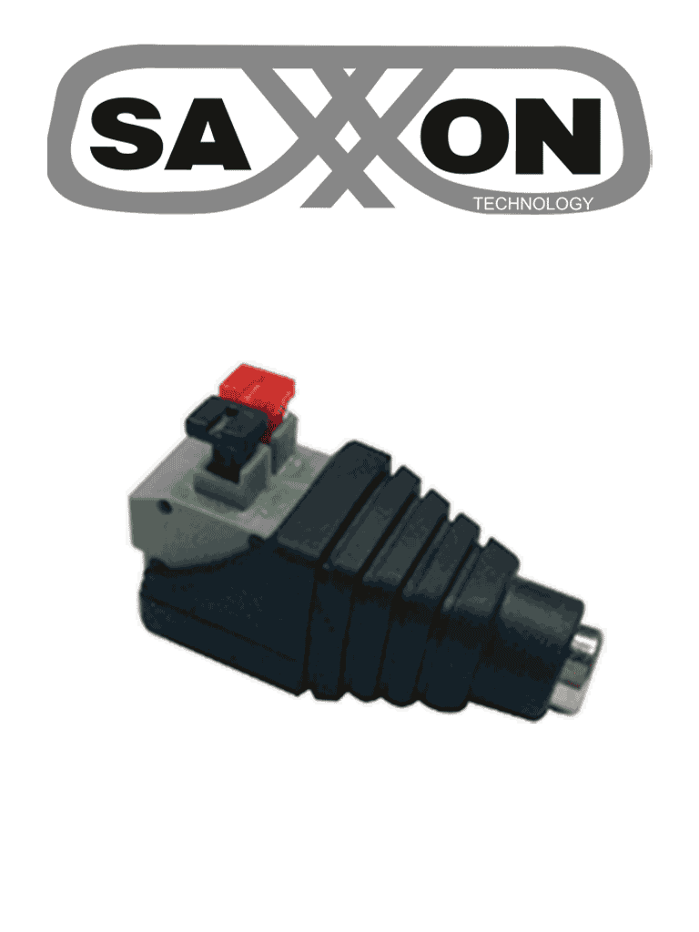 SAXXON SX53A - Adaptadores Hembra Tipo Jack Polarizado / Paquete de 10 piezas / Terminales de Presión / Fácil Instalación/ 12v