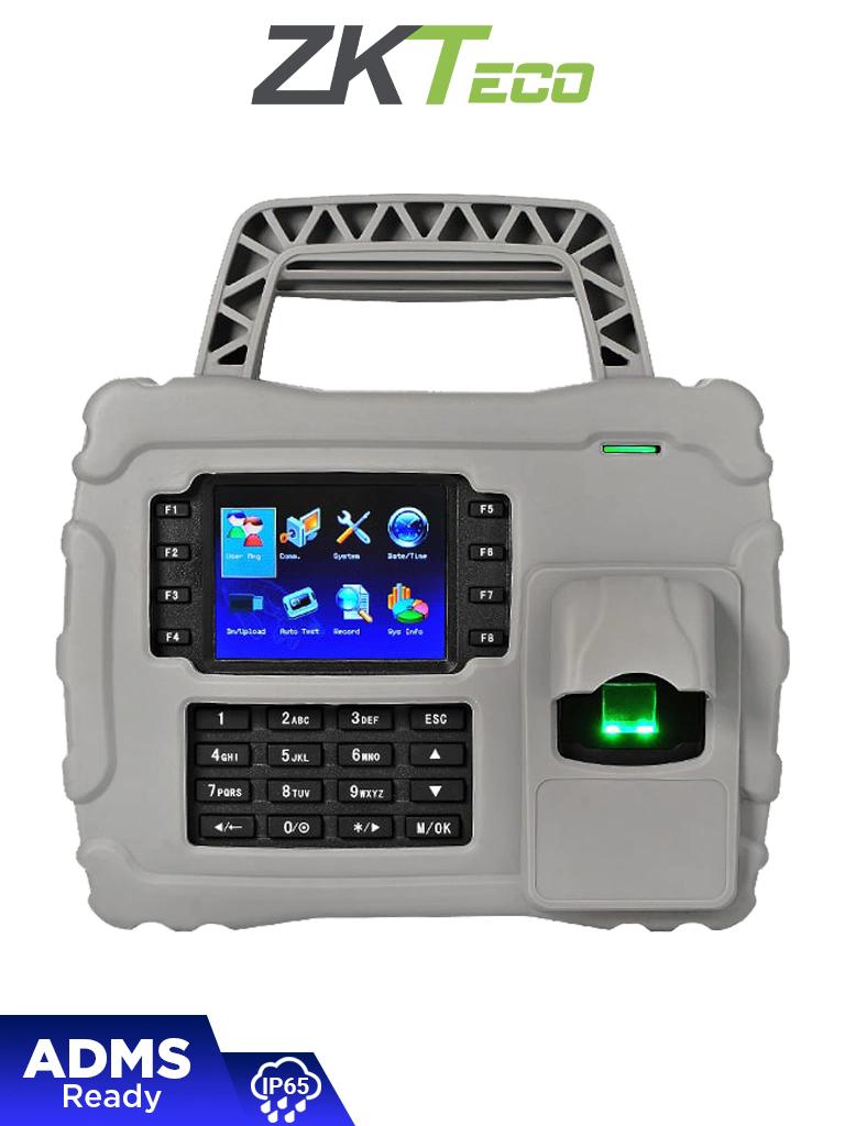 ZKTECO S922ID4G- Control de Asistencia Portátil de Uso Rudo con Huella Digital BioID (5000), Tarjeta ID 125 KHz (30000), IP65, Batería de Respaldo, Conexión TCP/IP y Conectividad 4G #10% #HD8 #MCI2