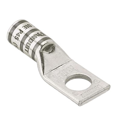 Zapata de compresión LCA6-10-L, para cal. 6 Awg, Barreno para tornillo prisionero de 4.8MM, 1 Pz