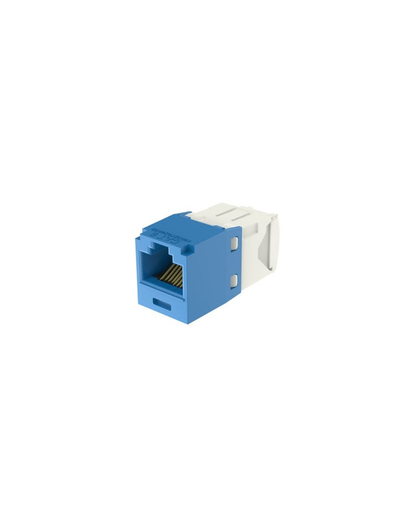 PANDUIT CJ688TGBU - Módulo jack con terminación estilo TG Mini-Com™ / UTP RJ45 Categoría 6 / AZUL