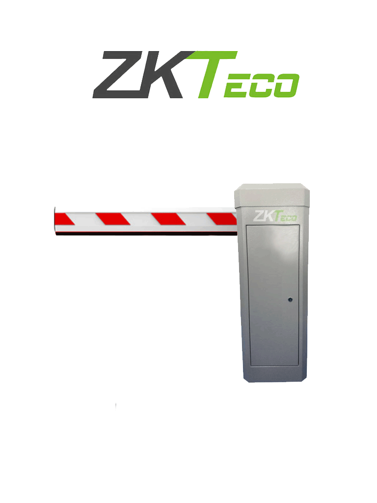 ZKTECO PROBG2045R - Barrera Vehicular Derecha de 4.5 metros con Servo Motor / 2.5 Segundos / Bajo Mantenimiento / 24  VDC / Soporta Alto FLujo