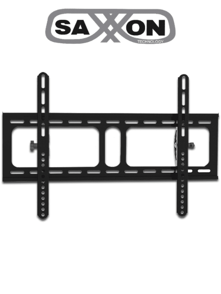 SAXXON SXVMLT16M - Soporte de Pared para Pantallas de 32 a 70 Pulgadas/ Soporta 45 Kg de Carga/ Ajuste de Inclinación/ Fabricado en Acero Reforzado/ VESA Hasta 600x400/ 