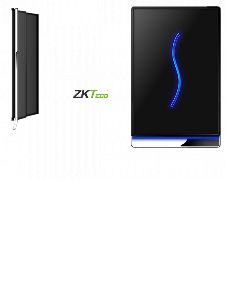 ZKTECO SCR100 - Control de Acceso /  ID 125 Khz / 30000 Usuarios / 50000 Registros / 12  VDC 