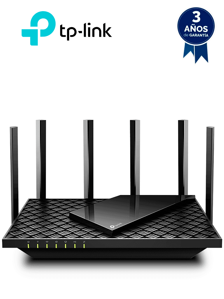 TP-LINK Archer AX73 - Ruteador WiFi 6 AX de 5400 Mbps con 1 puerto WAN RJ45 Gigabit Ethernet, 4 puertos LAN RJ45 Gigabit Ethernet, tecnologías MU-MIMO y OFDMA, además 6 antenas con Beamforming. #DL79