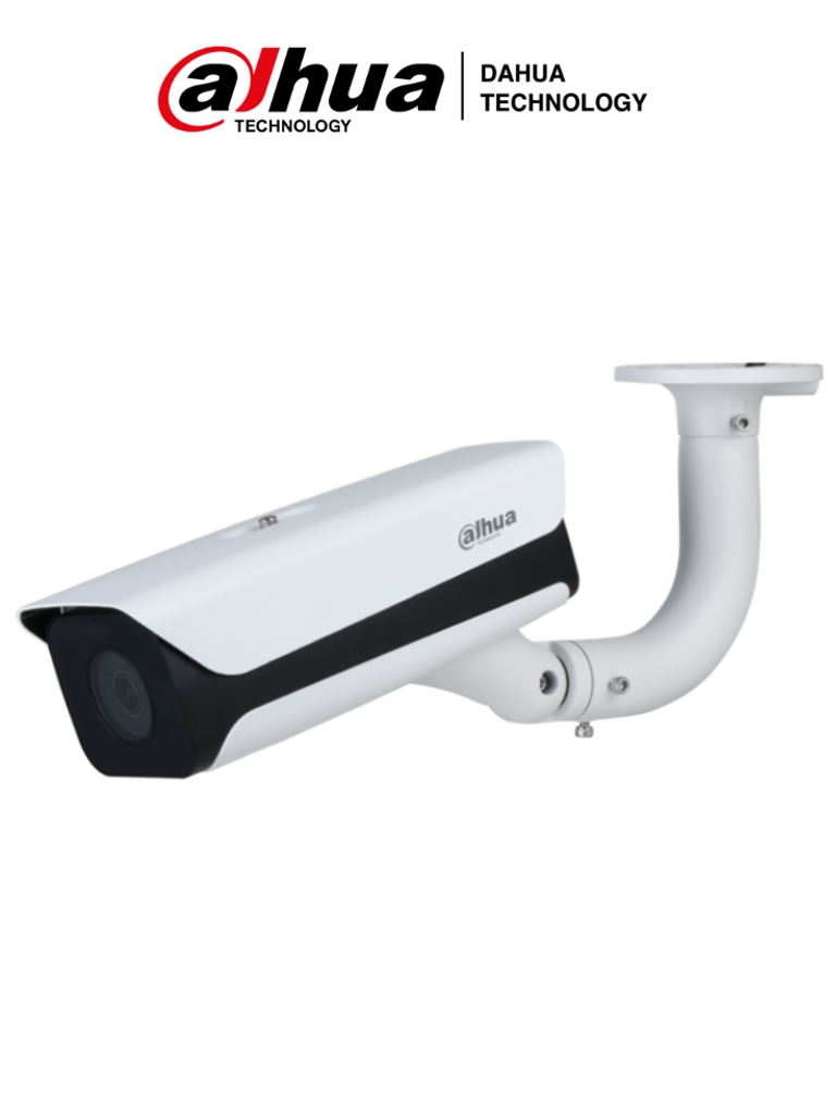 DAHUA ITC215-PW6M-IRLZF-B - Cámara IP LPR Resolución de 2 MP/ Lente Mot. 3.2 a 10.5mm/ ∢ 108.1°-30.3°/ IR 12 mts/ IA WizMind/ Lectura de Placas/ Detección de Vehículos/ Tipo, Color, Marca/ PoE/ WDR/ H.265/ IP67/ E&S Alarma/ E&S Audio/ 
