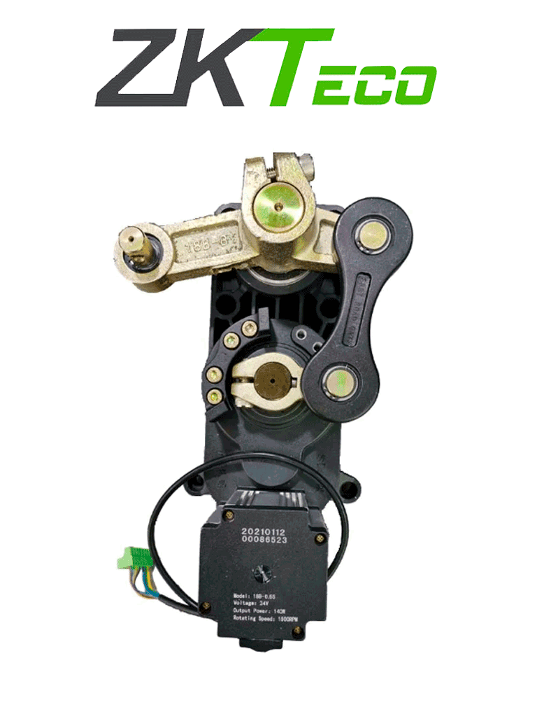 ZKTECO - REFACCION - Motor / para BGM1030 / BGM1045 / Velocidad ajustable de 1.5s ~ 3s aplicable / Eslabón de conexión de manivela / Sin Resorte / Modelo: BLDC-L/R-18B12S