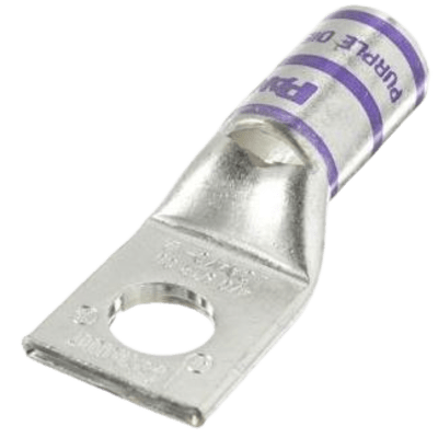 Zapata de compresión LCA4/0-12-X para cal. 4/0 Awg, Barreno para tornillo prisionero de 1/2, 1 Pz