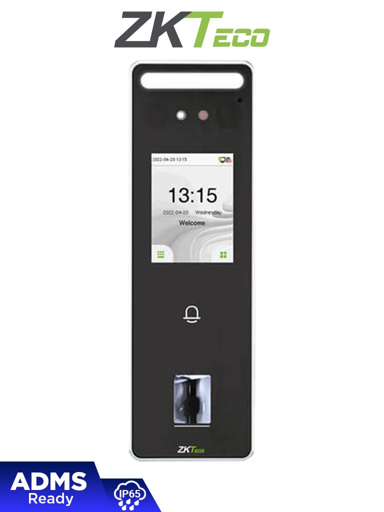 ZKTECO SpeedFaceV3L - Control de Acceso y Asistencia Visible Light con Autenticación Facial (500 Rostros), Huella Digital BioID+ (3000), Registro de 200,000 Eventos, IP65 y Conectividad TCP/IP  #ZKL #zlink