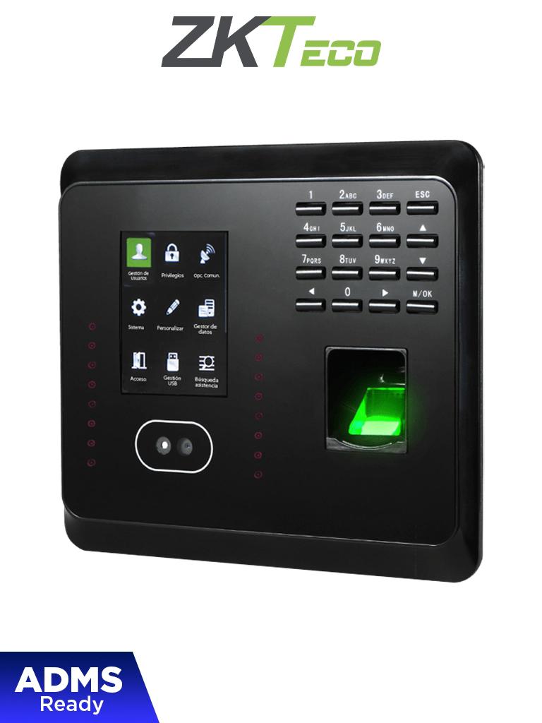 ZKTECO MB360ID - Control de Asistencia y Acceso Básico con Autenticación Facial (1500 Rostros), Huella Digital BioID (2000), Tarjeta ID 125 kHz (2000), Registro de 100,000 Eventos y Conectividad TCP/IP #ZK9