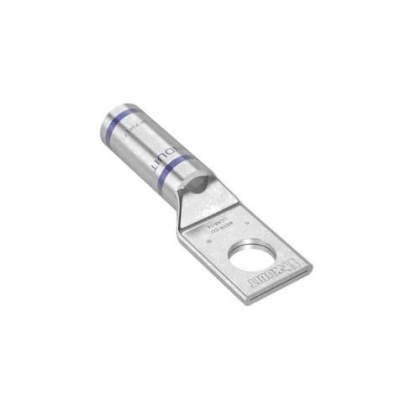 Zapata de compresión LCA6-14-L, para cal. 6 Awg, Barreno para tornillo prisionero de 1/4, 50 Pz