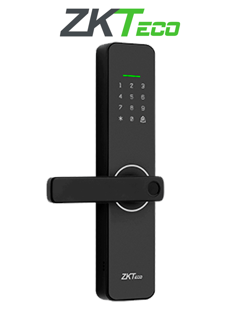 ZKTECO ML100 - Cerradura inteligente con sensor de huella digital / Codigos aleatorios con app / 300 usuarios / WiFi / Compatible con ZSmart #ZKO