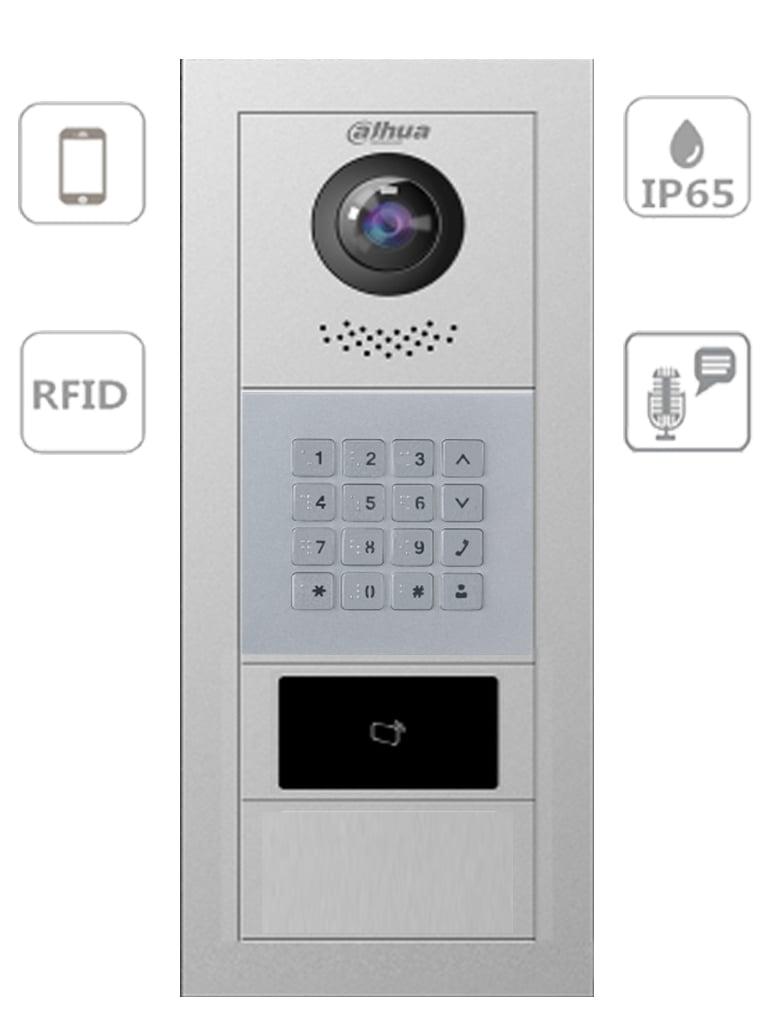 DAHUA VTO4202FX SERIES - Frente de Calle Modular para Departamentales y/o Fraccionamientos/ Función P2P/ Cámara de 2 Megapíxeles/ Apertura con Tarjetas Mifare/ Hasta 100 Monitores/ Notificación a APP/ Apertura Remota/ #EdificioInteligente